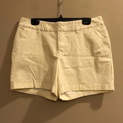 Le Tigre Shorts Womens Light Yellow Pattern Size 12 - Image 1 of 4
