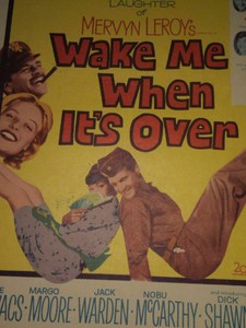 Wake me When It's Over,Window card, Ernie Kovacs, Margo Moore, Jack Warden