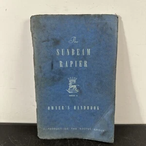 1958 Sunbeam Rapier Series II Owners Manual Handbook Original Vintage Series 2 - Bild 1 von 5