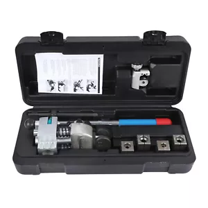 Brake Line Flaring Tool Kit Fit for 3/16", 1/4", 5/16", 3/8" and 4.75mm Tubing - Picture 1 of 6