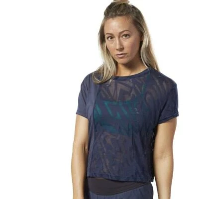 Camiseta de radiocontrol Reebok Performance CrossFit Burnout para mujer Foto 1 de 3