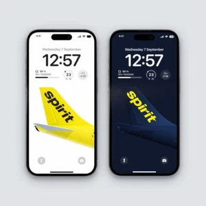 Spirit Airlines iPhone Wallpaper - Picture 1 of 3