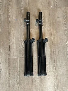 Pair of On-Stage SSAS7000B Mini-adjustable Speaker Stand (set of 2) - Picture 1 of 3