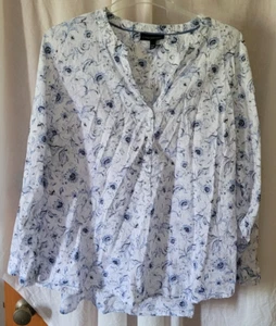 Women's Lane Bryant Plus Size 22/24 Pullover Shirt Multicolor Lightweight Nice - Picture 1 of 5