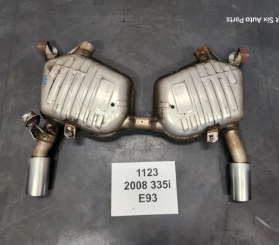 ✅ 11-13 OEM BMW E92 E93 LCI 335 N55 глушитель выхлопной системы Boysen с наконечниками - Изображение 1 из 4