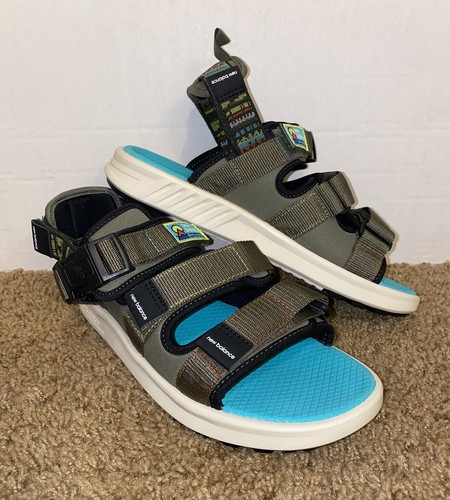 New Balance 750 Sandalo SDL750TR Taglia Uomo 7 Donna 8 5 Verde Ortica Munsell Bianco