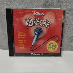 Disney Karaoke, Vol. 2 by Various (CD, 2000) New/Sealed - Imagen 1 de 2