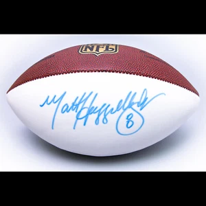 Authentic MATT HASSELBECK Autographed NFL Football Packers Seahawks Titans Colts - Picture 1 of 12