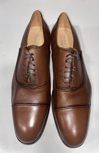 Scarpe Donald Pliner 11,5 pelle marrone firmate made in Brazil ottime - Foto 1 di 10