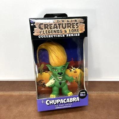 Figura de juguete Wild Hair Creatures of Legends & Lore El Chupacabra criatura #3, nueva Foto 1 de 4