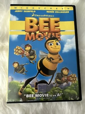 Bee Movie (DVD, 2008 Widescreen) Dreamworks Film Cartoon - Image 1 of 4