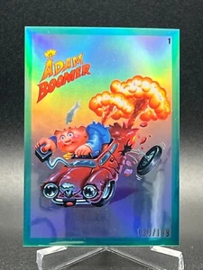 2024 Topps Cromo Cubo de Basura Niños Serie 7 Adam Boomer KRASHERS AQUA/199 #1 - Imagen 1 de 2