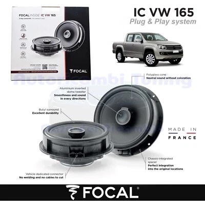 Lautsprecher Hinten Focal Plug Und Play Ic VW 165 120w für VW Amarok - Bild 1 von 4