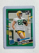 2023 PANINI DONRUSS LUKE MUSGRAVE Green Press Proof RATED ROOKIE SP PACKERS RC