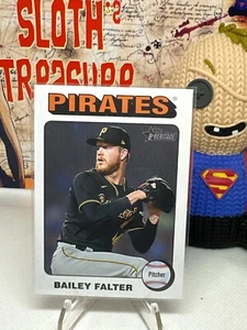 2024 Topps Heritage Bailey Falter White Border Short Print #89 - Bild 1 von 2