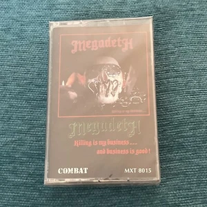 NEW Megadeth Killing Is My Business 1985 COMBAT MXT 8015 Cassette Tape SEALED - Picture 1 of 7