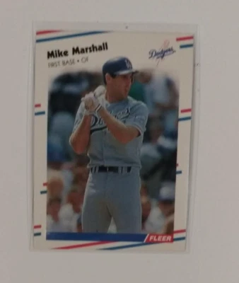 1988 Fleer - Mike Marshall #522, Buy 2 Get 1 Free from 88 Fleer cards listed. - Image 1 of 2