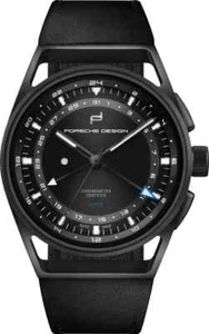 Porsche Design 6023.4.02.005.07.2 1919 Globe Timer UTC Automatic All Black mens - Picture 1 of 5
