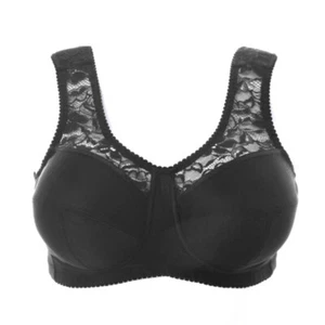 UK BIG SIZE BRA Non-Wired Full Cup No Padding Comfort Minimiser Bra 34-56 A-EFGH - Picture 1 of 30