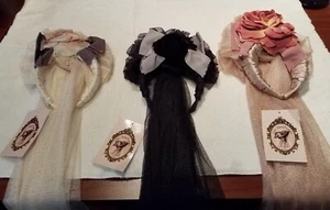 Elsie Massey Headband & Veil - 3 Colors - U Choose - Picture 1 of 36