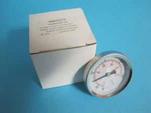 BRAND NEW 30-250F (0-120C), 2.5" Face, 1/2" NPT Thermowell Thermometer Gauge - Picture 1 of 1