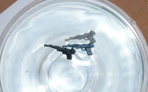 3 CUST.LOT Black,Gray,Blue Weapon 1983 Endor Leia Poncho/A-Wing Vintage Star War - Picture 1 of 4