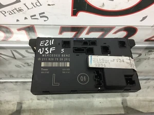 (AS) MERCEDES BENZ W211 E CLASS DOOR CONTROL MODULE / ECU LEFT FRONT A2118207526 - Picture 1 of 3