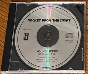 ROCKET FROM THE CRYPT "YOUNG LIVERS" RARE ORIGINAL 1995 USA CD PROMO - Imagen 1 de 1
