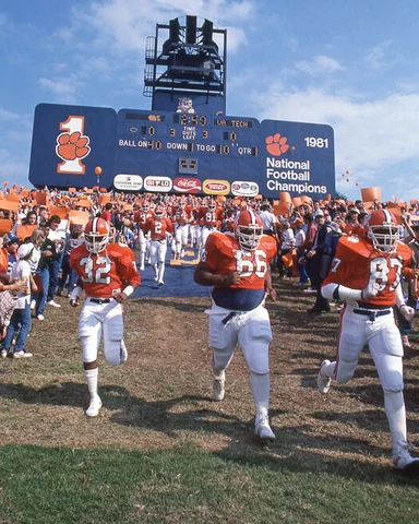 1984 Clemson Tigers WILLIAM PERRY Glossy 8x10 Photo Death Valley Print Poster Cover