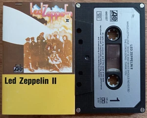 LED ZEPPELIN - II (ATLANTIC K440037) 1980s EUROPE CASSETTE TAPE REISSUE SILVER - Picture 1 of 3