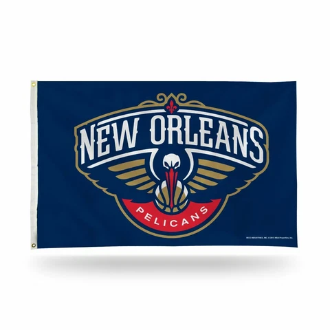 New Orleans NBA Pelicans 3X5 Indoor Outdoor Banner Flag w/ grommets for hanging Cover