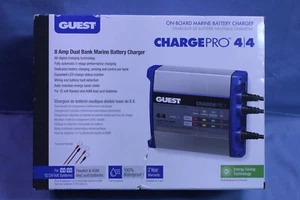 GUEST CHARGEPRO 4/4 8Amp DUAL BANK MARINE BATTERY CHARGER 2707A  - Picture 1 of 1