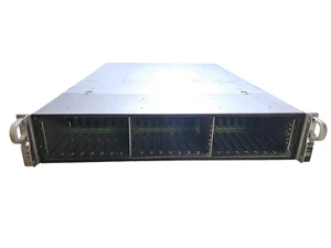 Supermicro X10DRH-C/i 2U | 2x Xeon E5-2667 v3 @3.20GHz, 16GB DDR4, 2x PSU - Picture 1 of 7