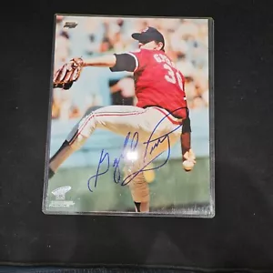 GAYLORD PERRY FIRMATO 8x10 - CLEVELAND INDIANS HOF 91 con certificato di autenticità - Foto 1 di 3