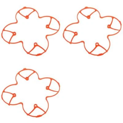 Hubsan X4 H107L H107-A17 Protection Cover Guard Orange Trainer Body 3 Pack - Image 1 of 3