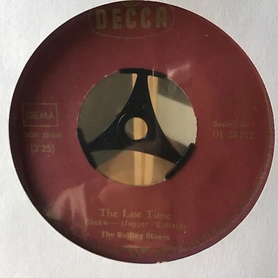 THE ROLLING STONES~THE LAST TIME/Play With Fire German pressing - Image 1 of 4