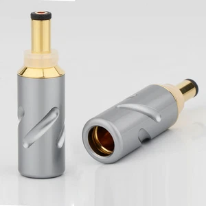 Monosaudio DC21G Gold Plated DC plug jack connector, For Audio HI-End DC2.1mm - Picture 1 of 11