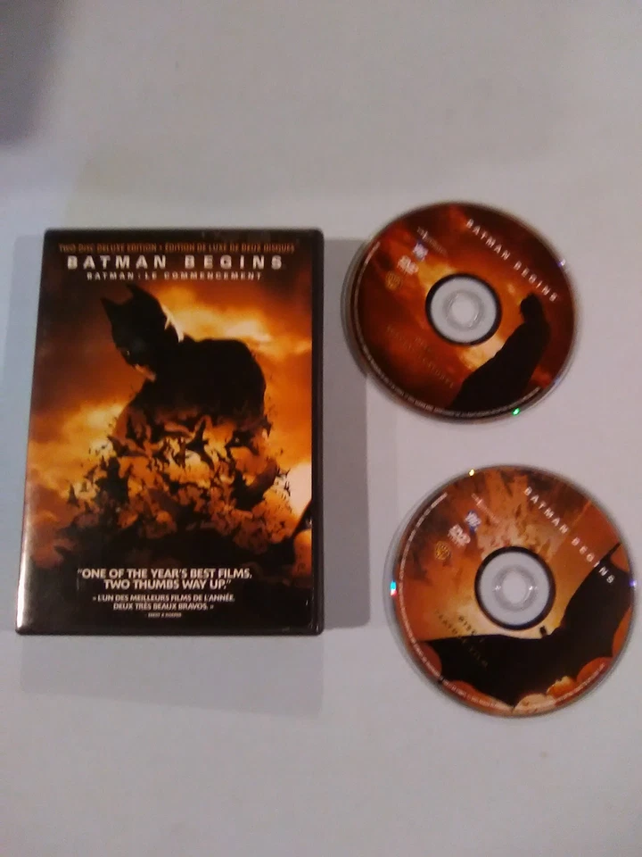 Batman Begins (DVD, 2005, 2-Disc Set, Deluxe Edition, Widescreen) - Image 1 of 1