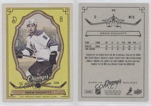 2009-10 Upper Deck Champ's Yellow Drew Doughty #49