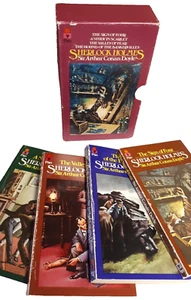 Sherlock Holmes Pan Box Set (1974) – 4 Books incl. Hound of the Baskervilles - Bild 1 von 22