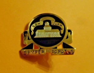 CRESTA DEL EJÉRCITO DE EE. UU., DI, 24º REGIMIENTO DE INFANTERÍA, EMBRAGUE TRASERO - Imagen 1 de 1