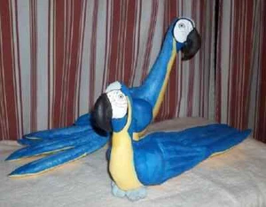 Buy 2 Get the 3rd FREE,  PATTERN, Macaw Bird, Sewing Pattern - Picture 1 of 2