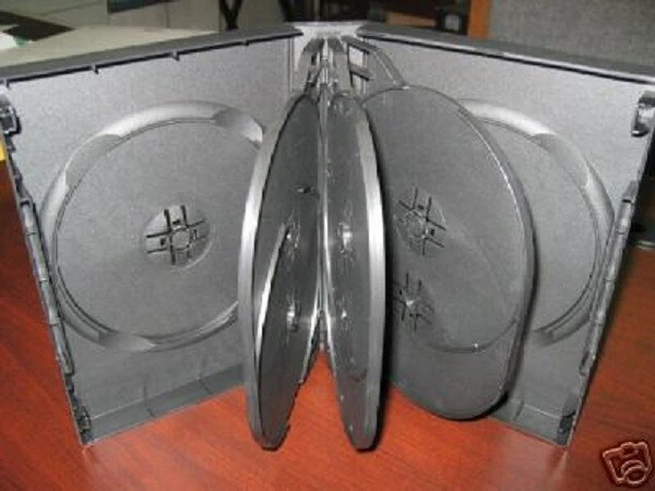 2 PCS 27mm Multi-7 Disc DVD Cases Black Top Quality DH7 FREE SHIP - Image 1 of 1