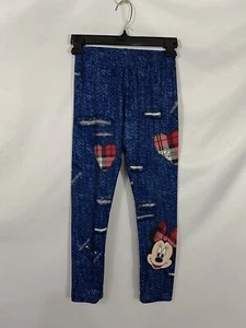 Disney Minnie Mouse Girls Size M (7-8) Multi-Color Stretch Pull-On Legging Pants - Picture 1 of 5
