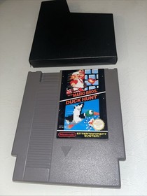 Super Mario Bros. / Duck Hunt (Nintendo NES, 1988) &ndash; Cartridge & Cover