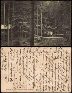 Postcard Dittersbach (Böhm. Schweiz) Jetřichovice Balzhütte 1918 - Picture 1 of 3