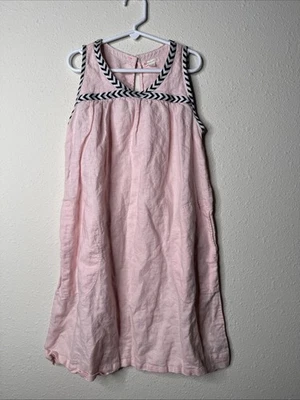 Crewcuts J. Crew Linen Blend Pink Sundress, Girls Size 12 - Image 1 of 4
