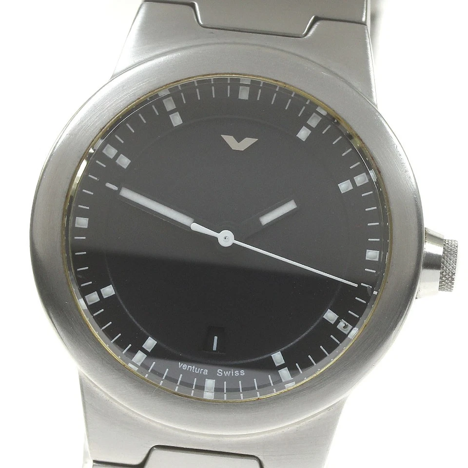VENTURA V-matic Date black Dial Auto quartz Ladies Watch_830048 - Image 1 of 4