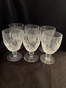 SET OF 6 WATERFORD COLLEEN PATTERN 5 1/4" Goblet - Picture 1 of 5