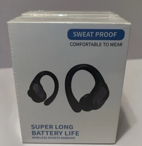 Sweat Proof Wireless Sports Earbuds Purple.BX17 Super Long Battery Life - Picture 1 of 2